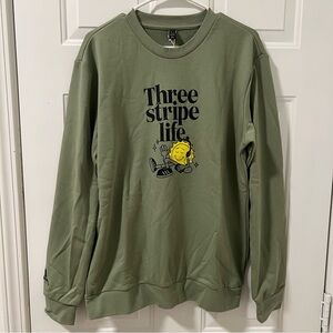 Men’s adidas Graphic Crew Sweatshirt - Green